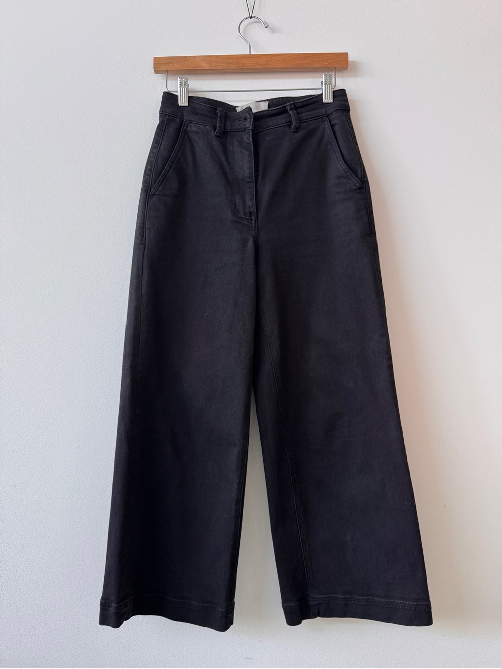 Everlane Wide Leg Black Women's Jeans - Classic High-Rise